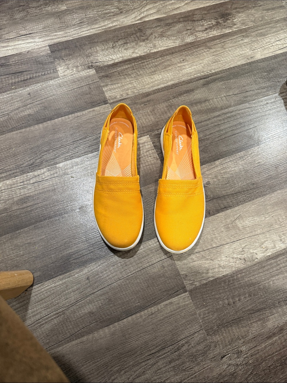 Clarks Women's Slip-On Flats in Vibrant Yellow